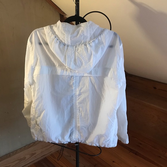 BlankNYC White Windbreaker Hoodie, EUC, S - Picture 3 of 16
